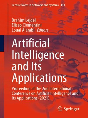 cover image of Artificial Intelligence and Its Applications